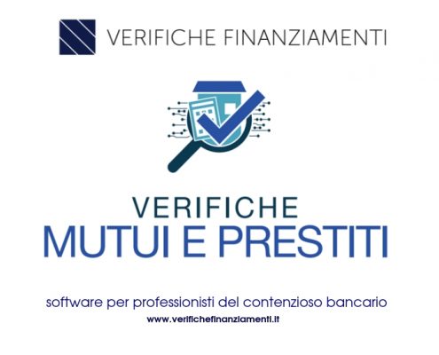 software verifiche usura e anatocismo mutui e prestiti